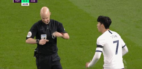 孙兴慜的三次红牌,孙兴慜红牌纪录