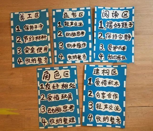 幼儿园区角环境布置入区规则,幼儿园种植区规则标牌