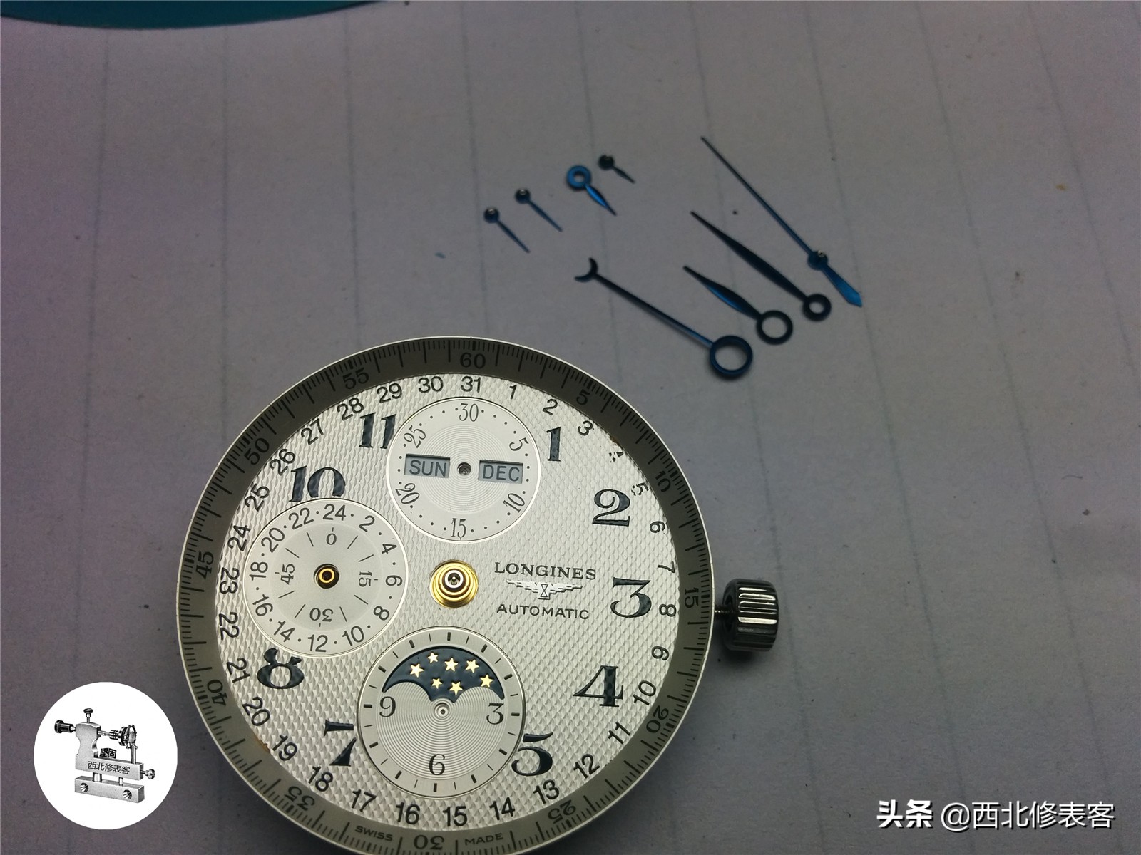 一只浪琴表可以戴多少年,浪琴月相7针计时码表