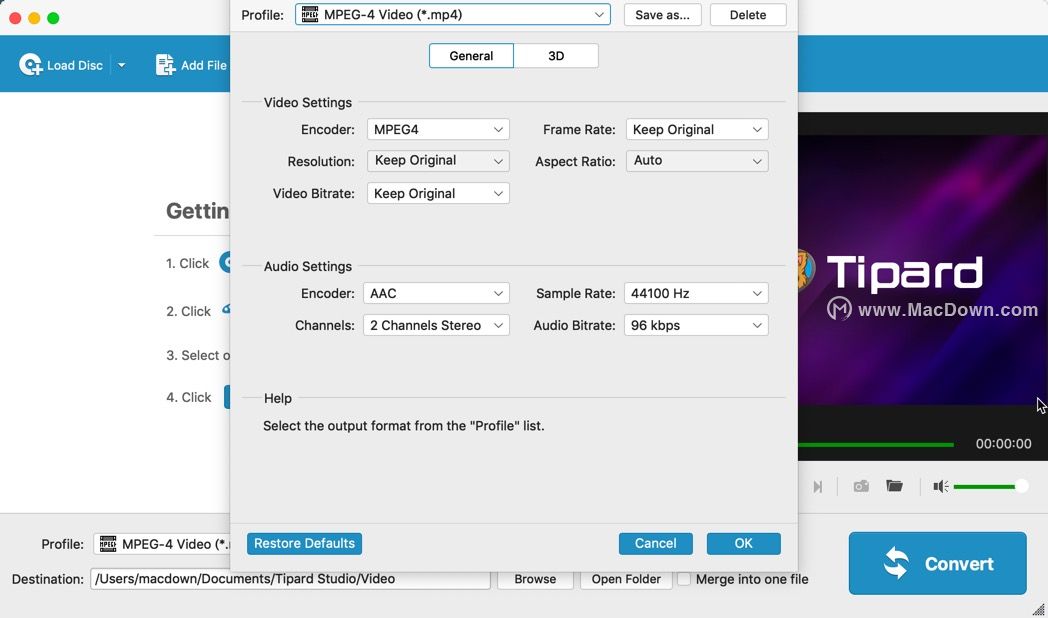 TipardTotalMediaConverterforMac,全媒体格式转换器
