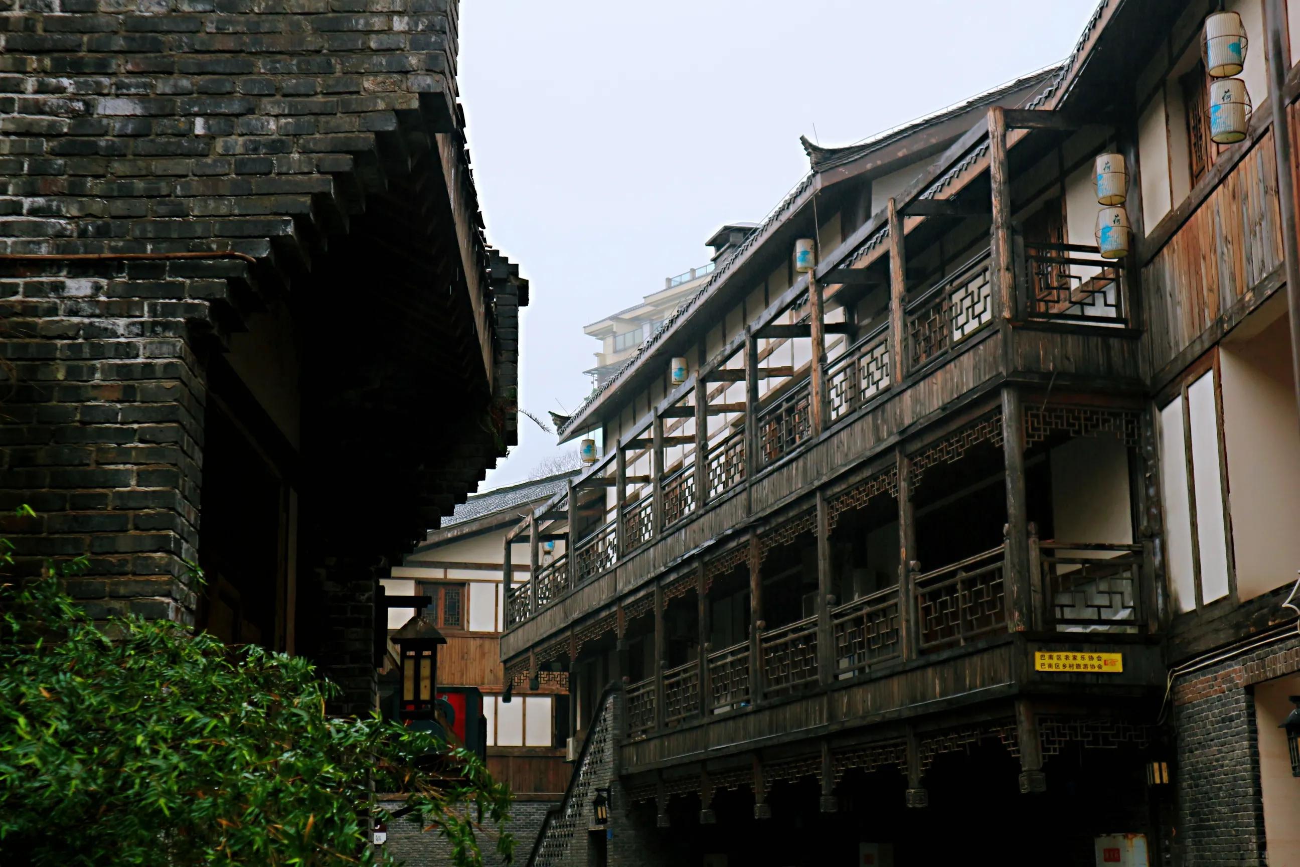 巴南区鱼洞老街公园仿古建筑群,巴南鱼洞老街历史