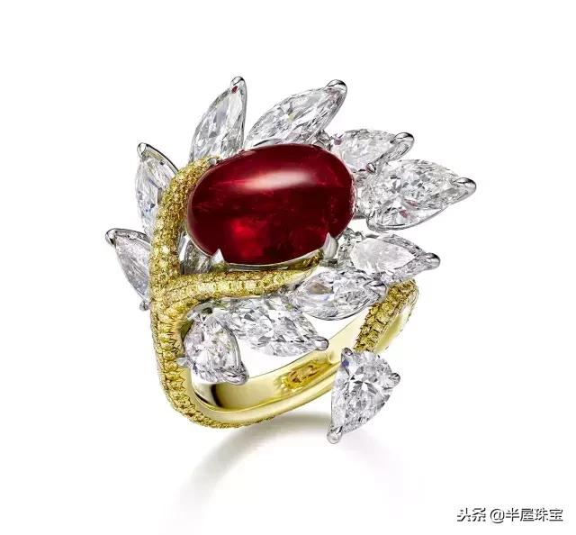 红宝石戒指款式图片,红宝石戒指颜色最好的品牌