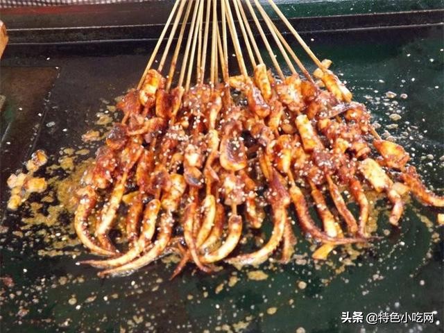 特色小吃网重点推荐---辽宁大连小吃铁板烤鱿鱼