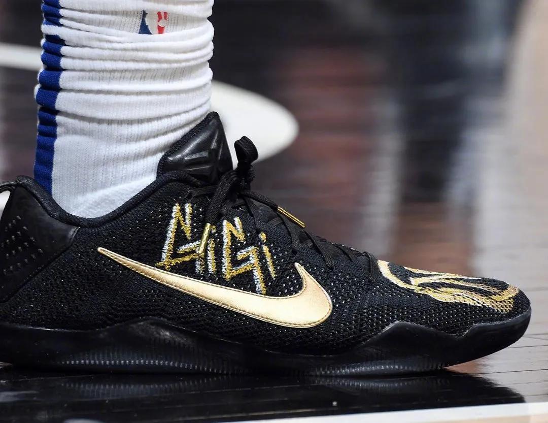 哈雷尔上脚麦迪球鞋,哈雷尔上脚球鞋aj6