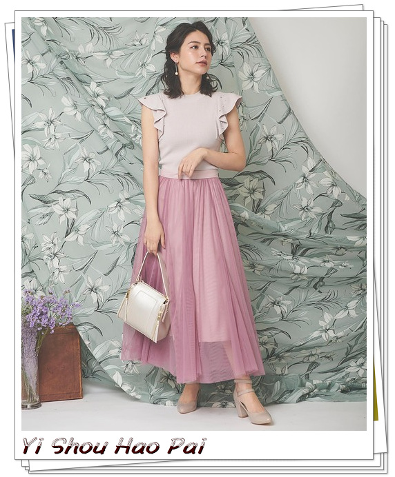 女生网纱裙穿搭技巧,夏天半身网纱裙的穿搭方法