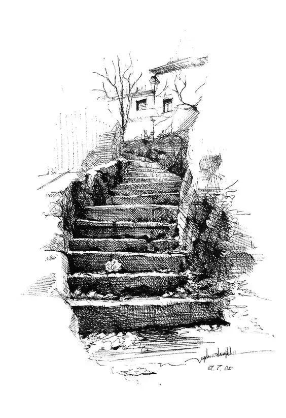 风景速写的好处,风景速写简单显高级