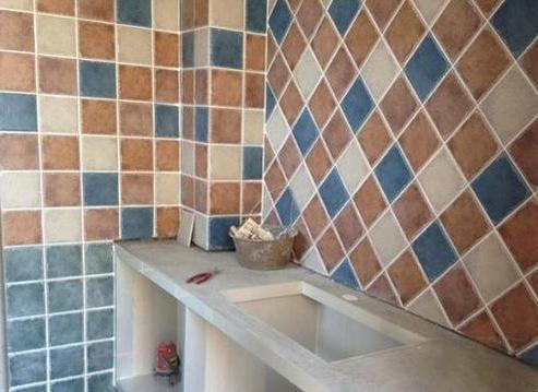 做砖夹石橱柜,老公非要自己动手装修