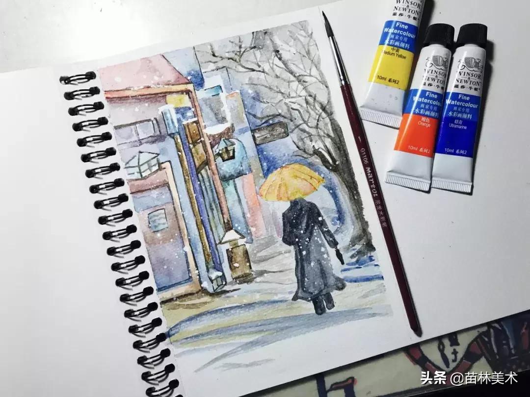 水彩入门工具推荐,零基础自学水彩入门