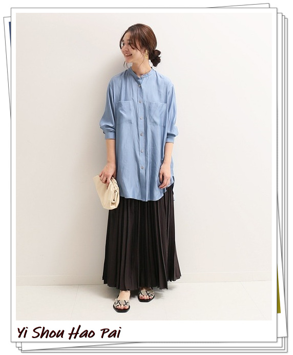 亚麻长半身裙如何搭配,亚麻裙半身裙怎么搭配上衣