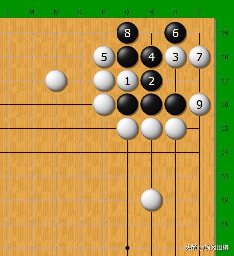 围棋金柜角深度解析,围棋八卦阵死活题