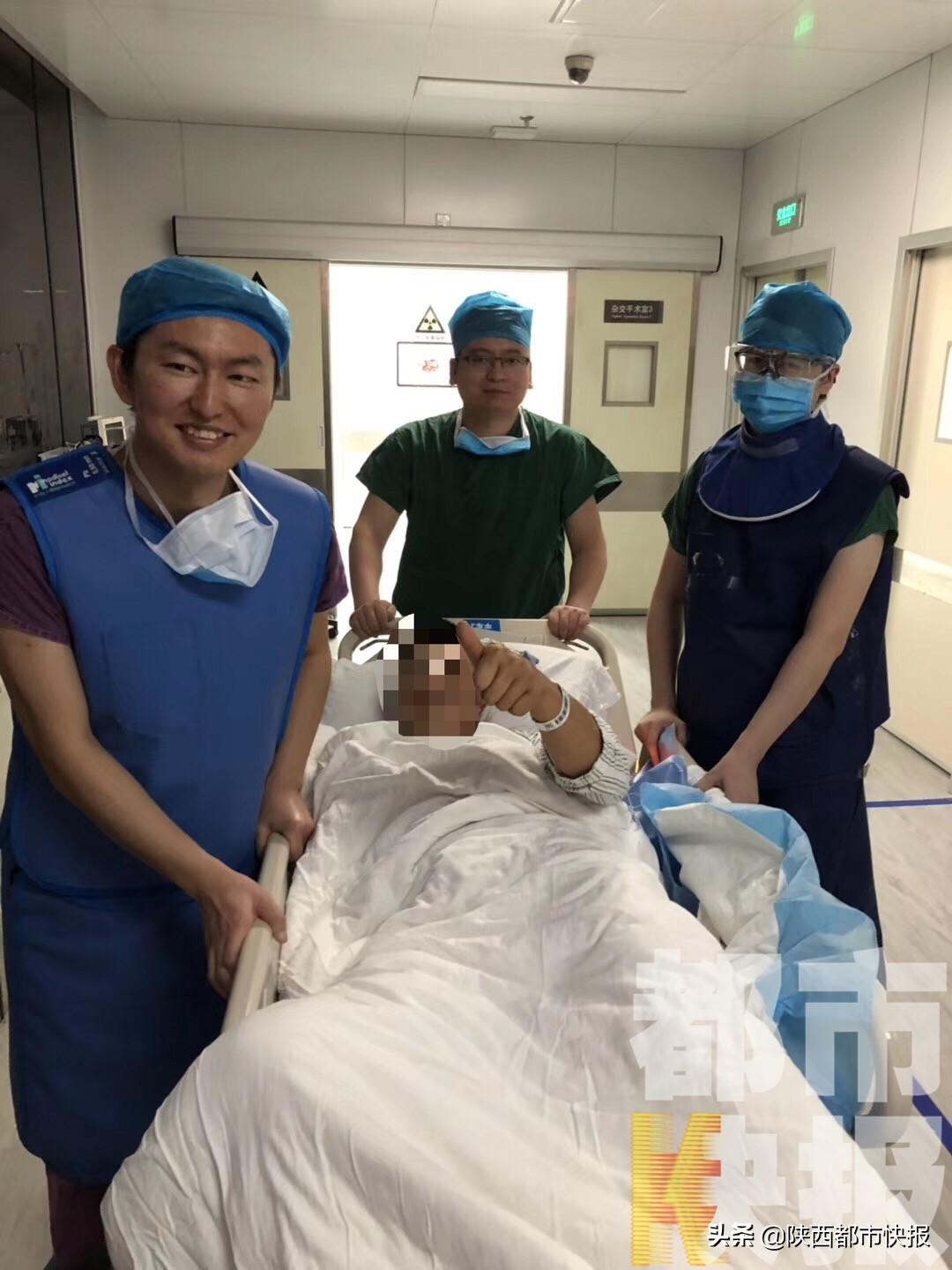 男子动脉破裂大量出血被交警救助,男子股动脉破裂大出血