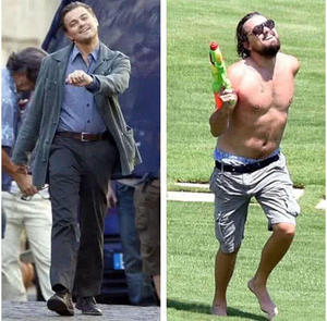 小李子西装走红毯,小李子穿的白色西装