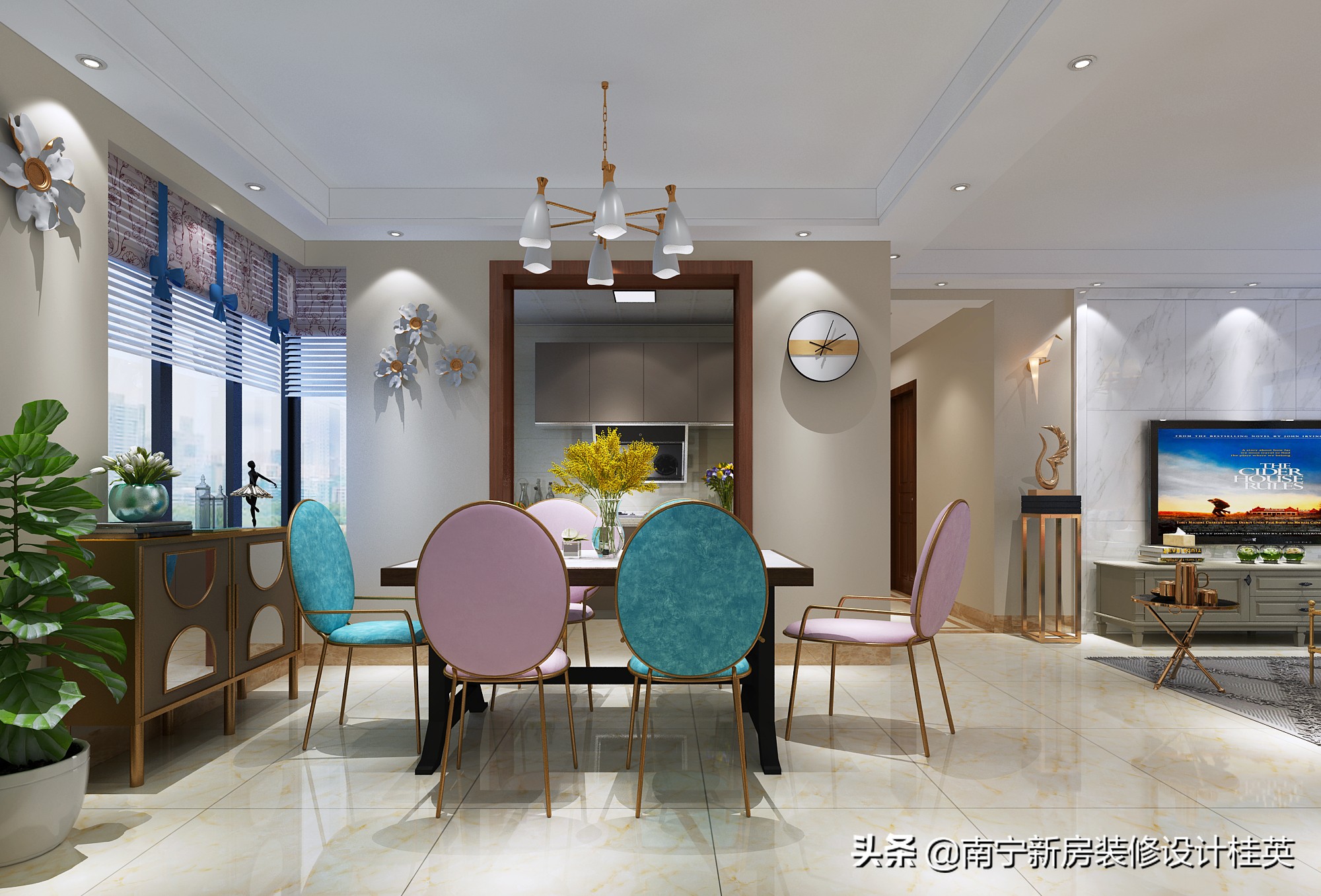 荣和悦澜山户型装修,荣和澜山府127装修效果图