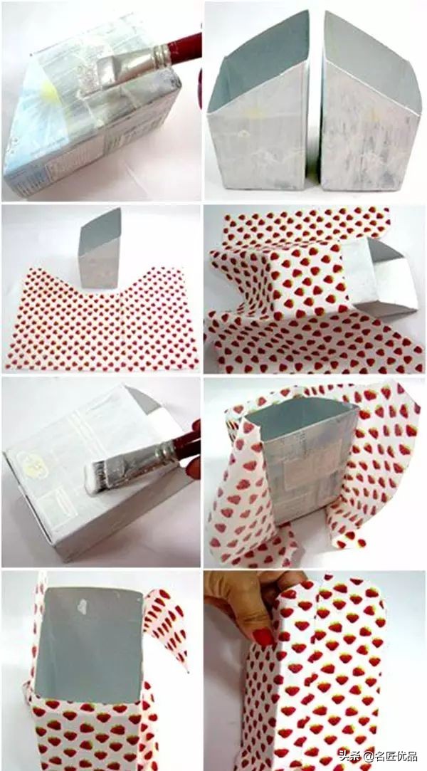 亲子手工牛奶盒,牛奶盒子可操作的手工