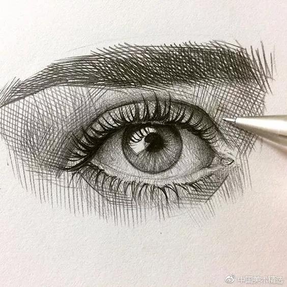 简笔画古风眼睛100种画法,古风眼睛100种画法简单