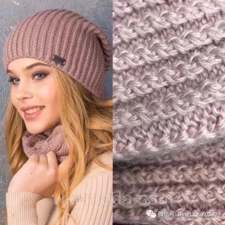 针织帽子简单款好看的,纯手工针织年轻人戴的帽子教程