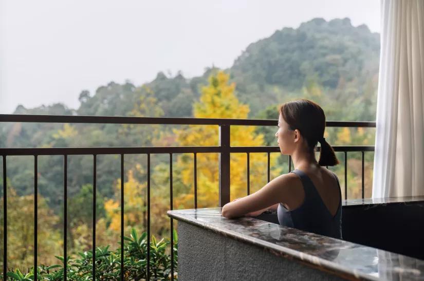 成都出发1.5h，藏在青城后山网红轻奢度假民宿，丨桐去隐泉