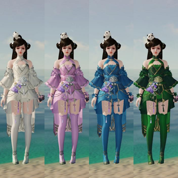 天刀2022新年时装染色,天刀最新染色系统运用详解