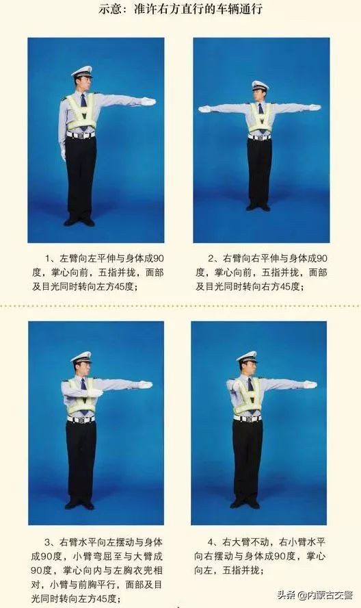 道路上没看懂交警手势如何处罚,交警带您了解交通手势