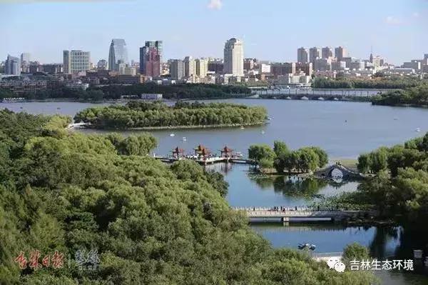 长春南湖日出图,今天的长春南湖