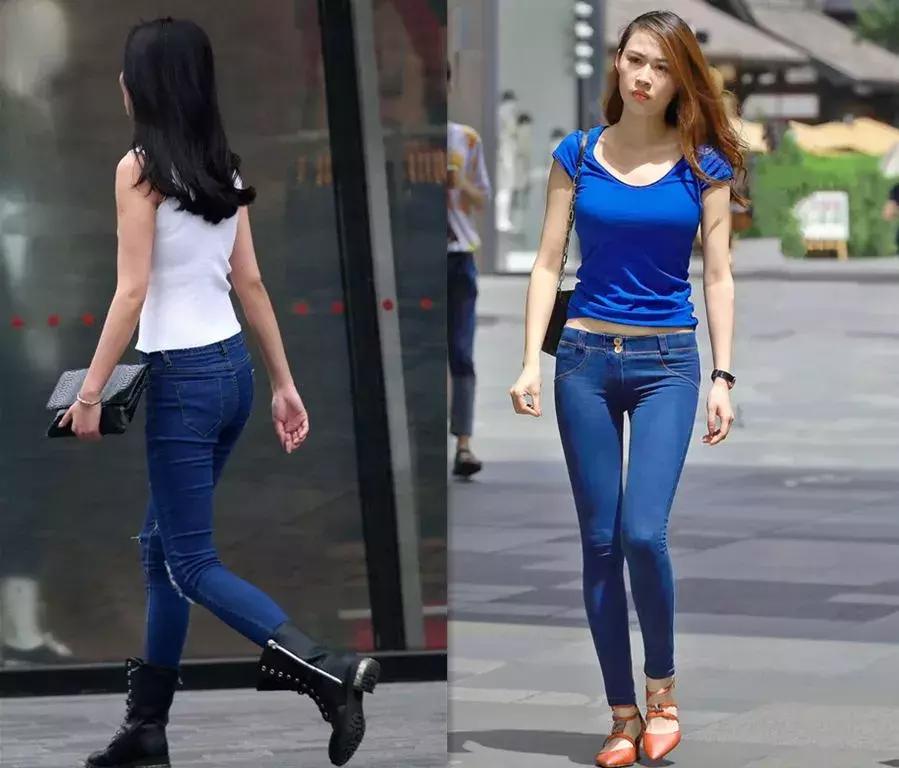 个性的小脚牛仔裤展现成熟的魅力,直筒牛仔裤要怎么穿搭才好看呢