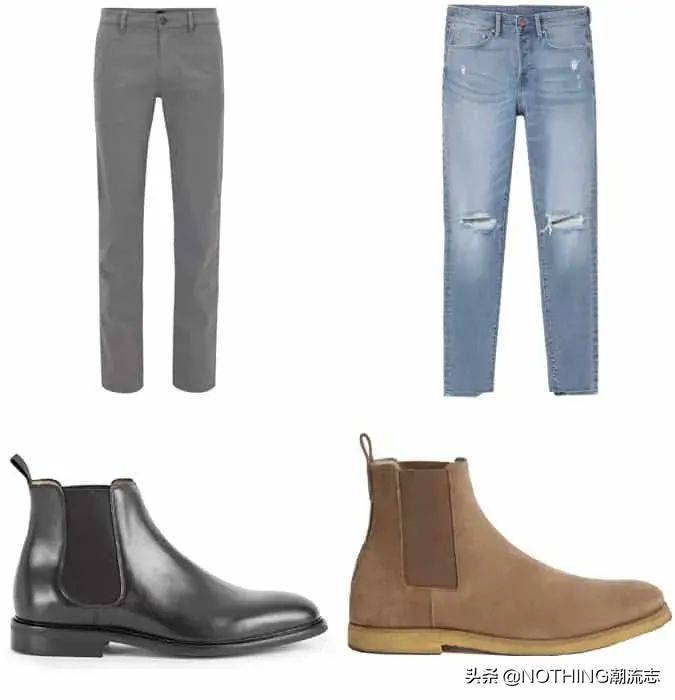臀部丰满阔腿牛仔裤配什么鞋子,宽松直筒男士牛仔裤配什么鞋子
