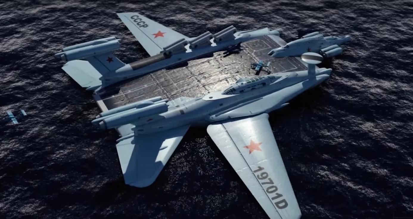 两栖舰起降无人机,地效飞行器能在水下航行吗