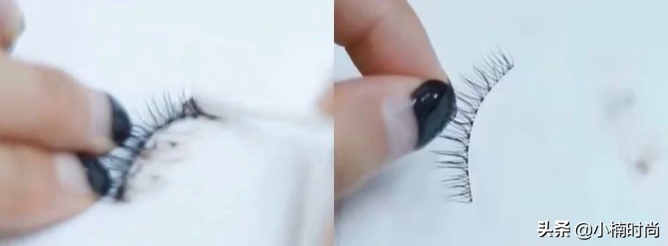 假睫毛怎么贴新手教程免胶水,假睫毛下睫毛怎么贴新手教程