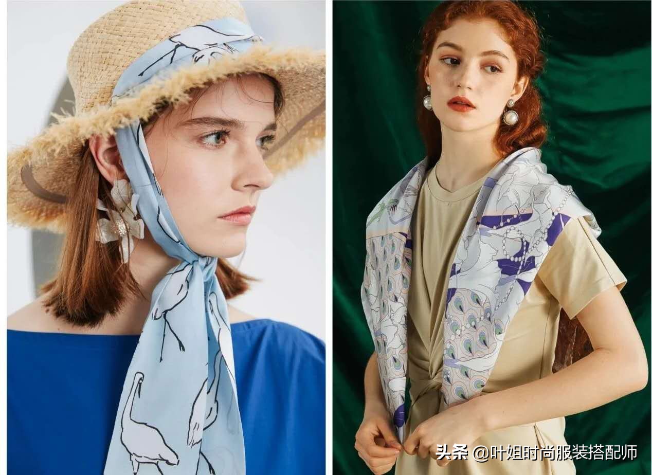 丝巾怎么选颜色高贵优雅百搭,怎样选最好质量的丝巾好看又洋气