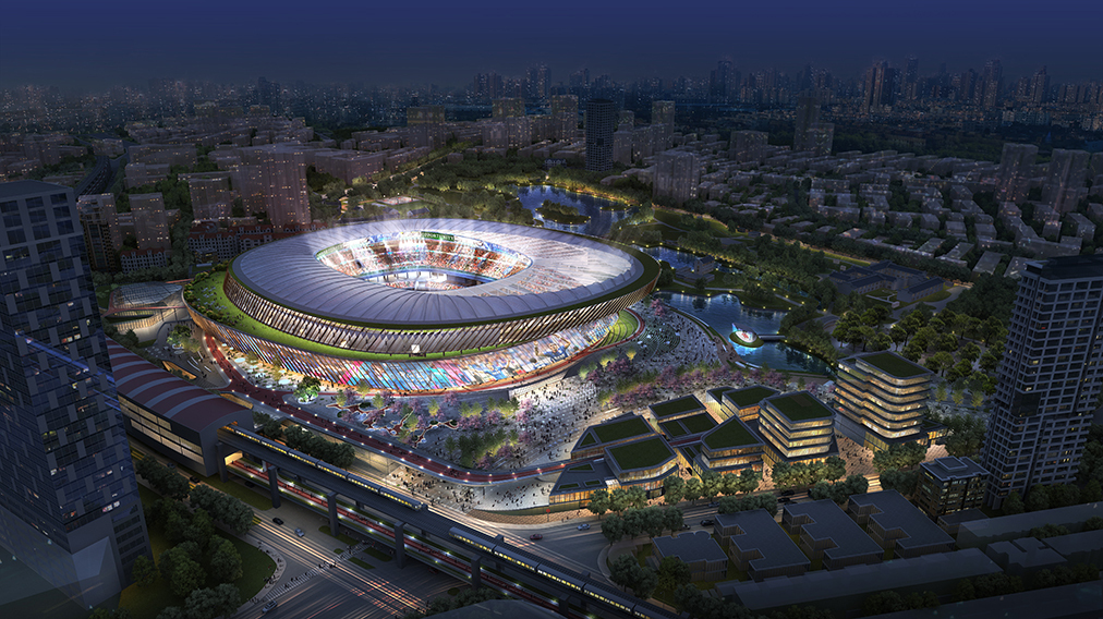 虹口足球场改造招标,上海虹口足球场改造效果图