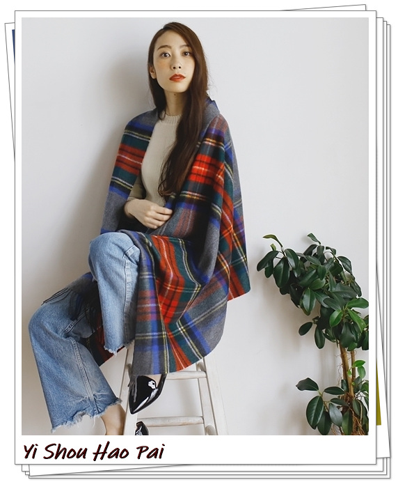 时尚围巾的10种围法,优雅时髦的围巾搭配