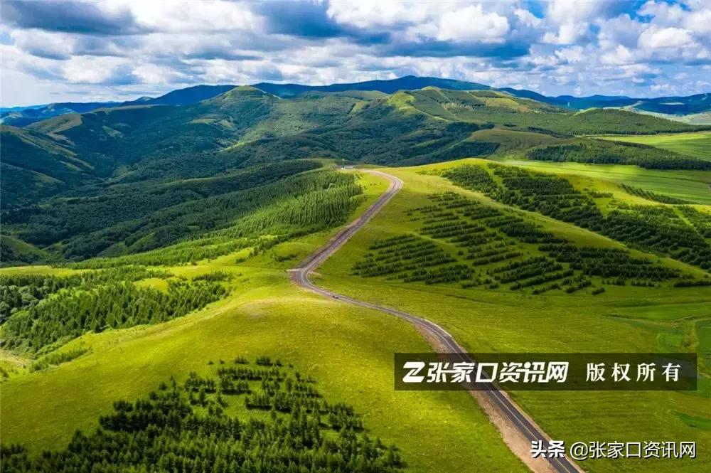 张家口草原天路美景如画,张家口一路风景