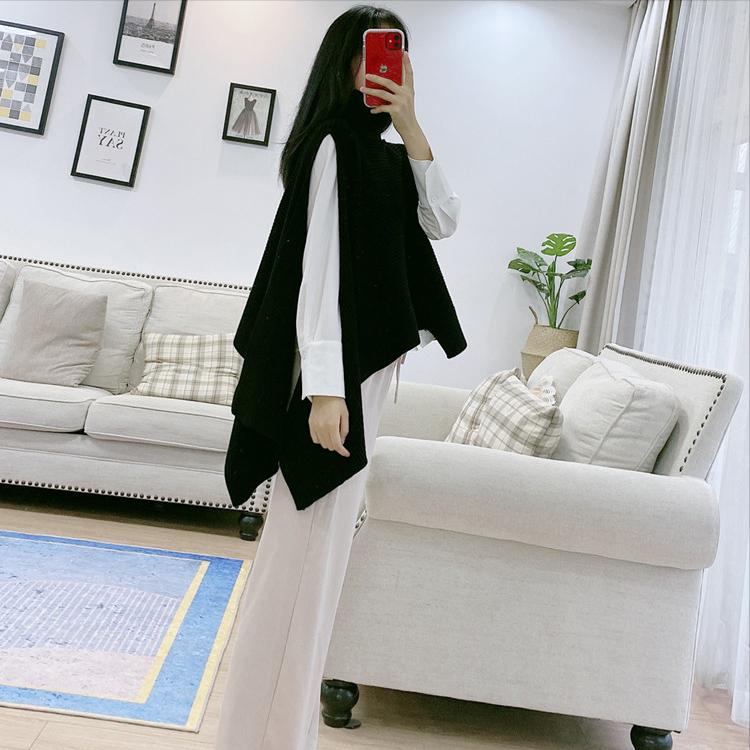 时尚潮流大气的毛背心,中年妈妈保暖加毛背心