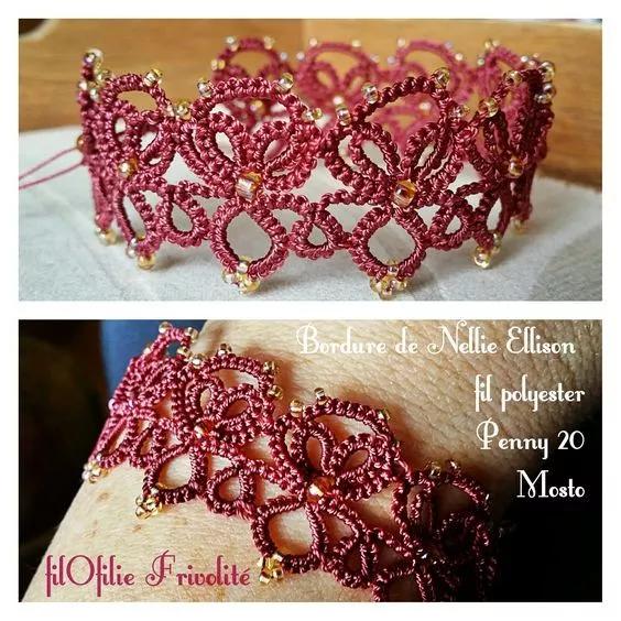 全银饰手工编织手链教程,银线编项链教程