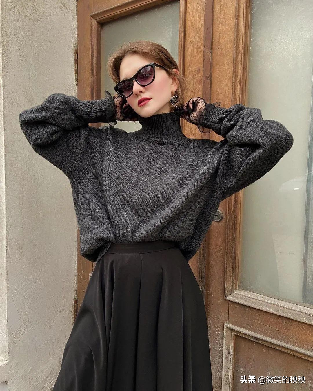 个子小+头大，学她这样扬长避短、玩转优雅，照样迷人