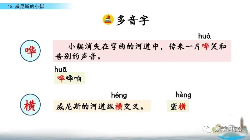 五年级下册威尼斯的小艇思维导图,五年级下册语文18威尼斯的小艇