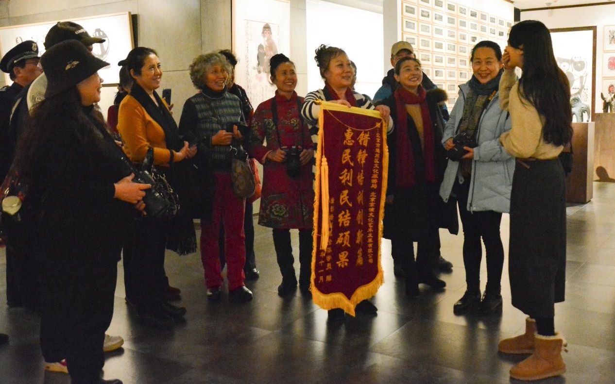 村民错峰来上课通州文化场馆每天免费开放12小时