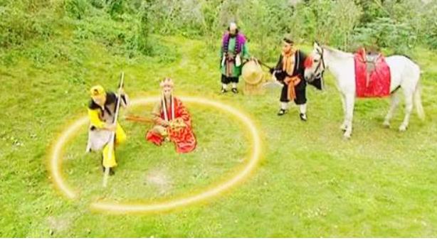 孙悟空在地上画的圈圈，其实根本挡不住妖怪，我们不要被骗了