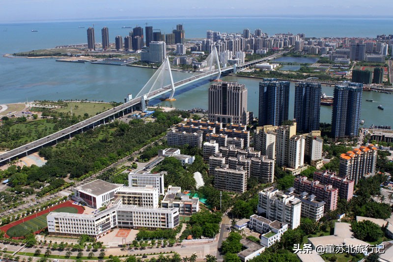 城市简介对比,海口城市航拍