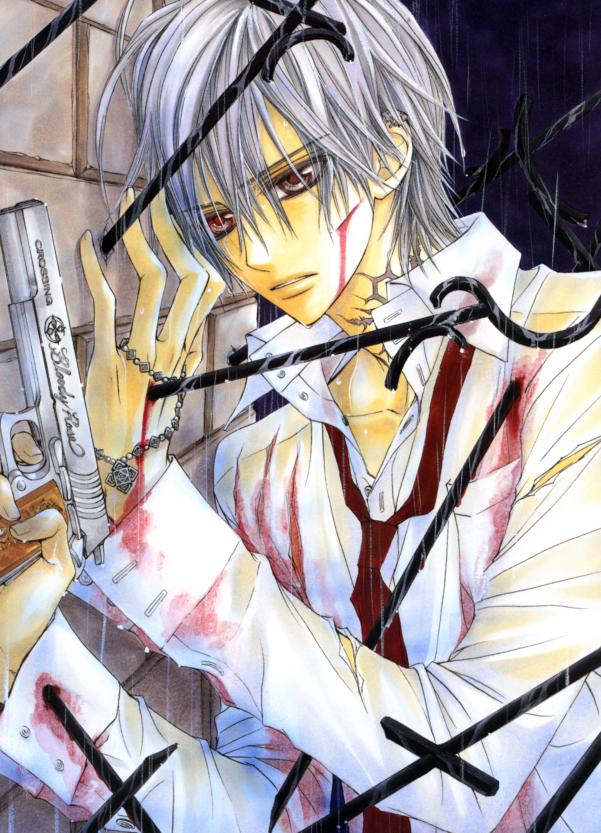 有关帅气吸血鬼的漫画图片,画风超精致的日本吸血鬼漫画