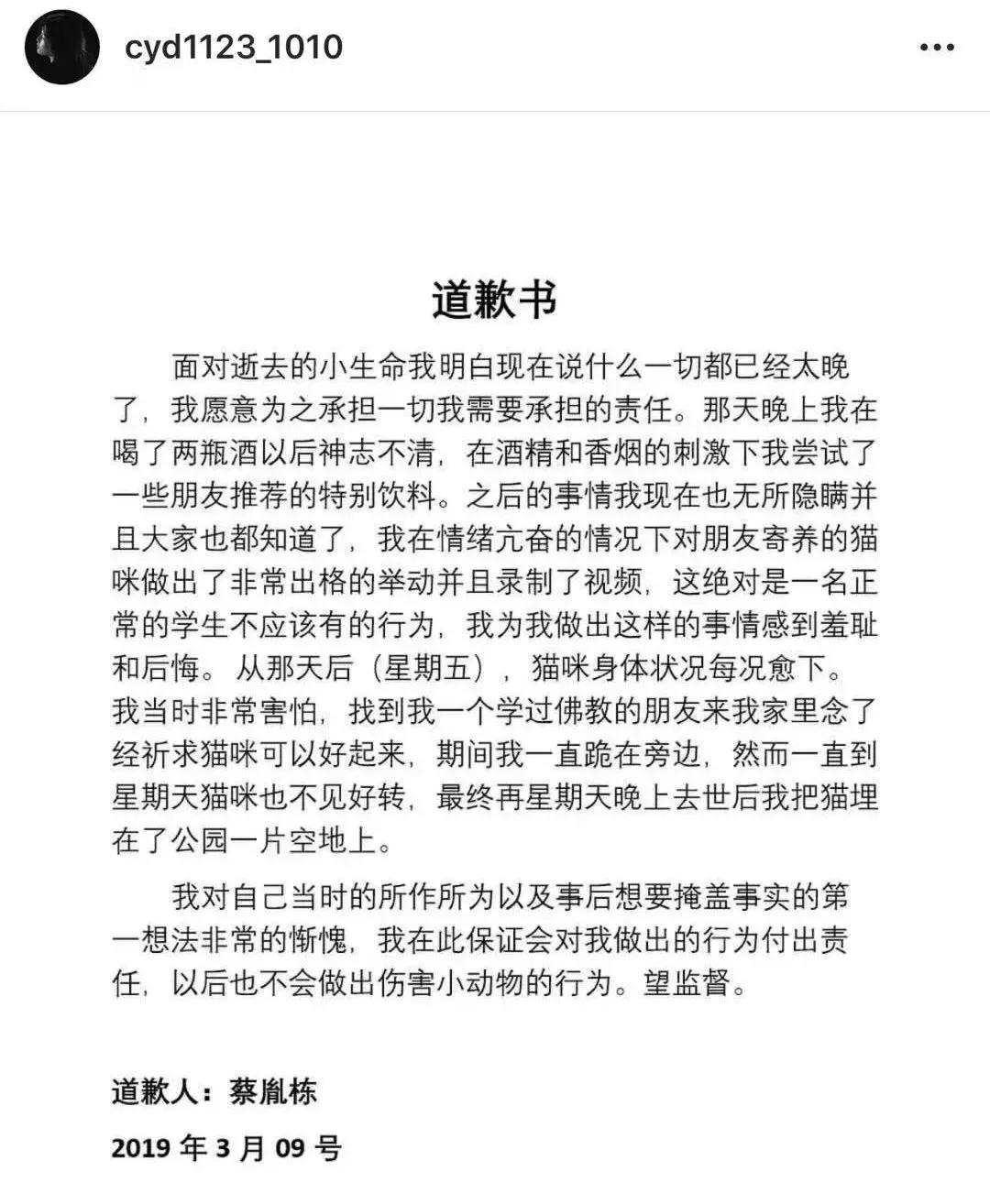 中国留学生虐同胞案,英国大学生虐猫事件