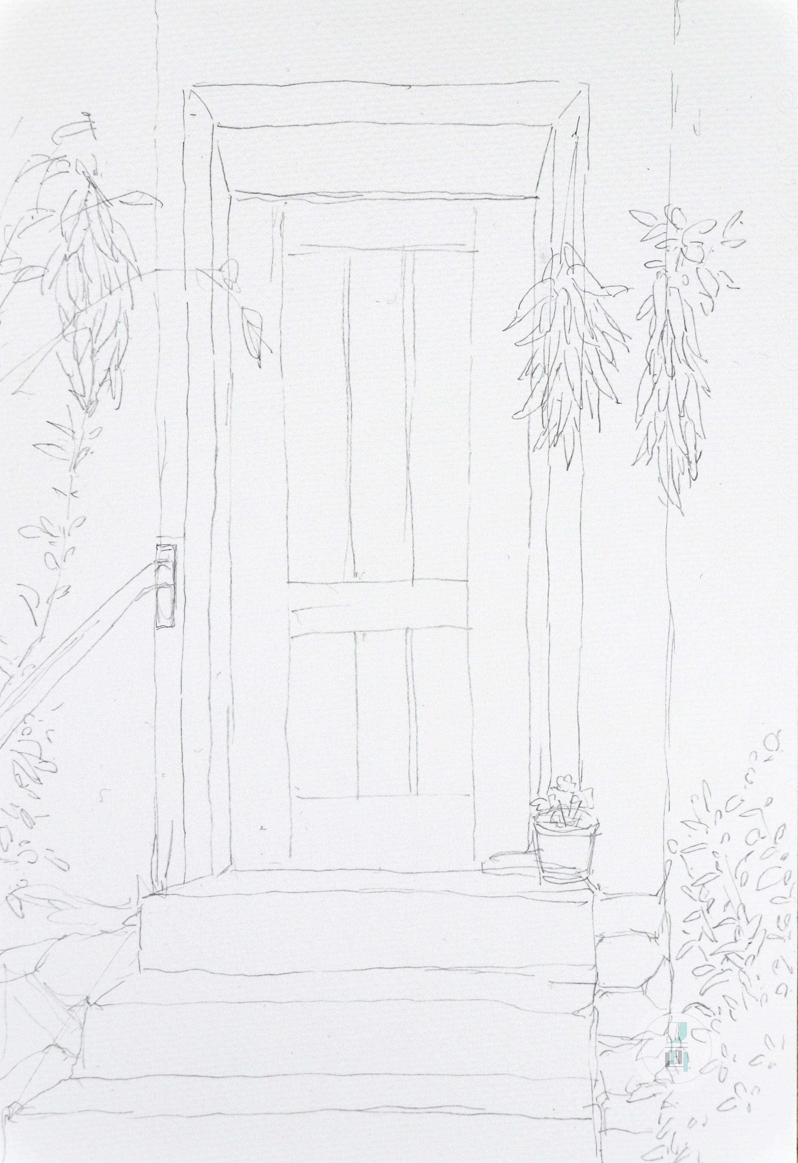 简单随性的水彩教程,水彩生动技巧视频