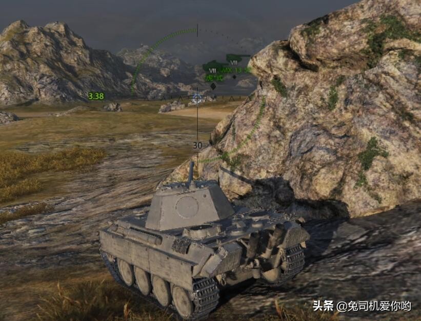 坦克世界闪击战黑豹2支援型中坦,坦克世界德系中坦黑豹逆天射速