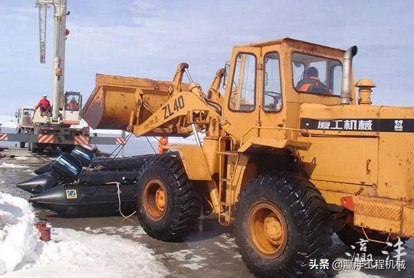 厦工挖掘机南极科考,厦工南极装载机