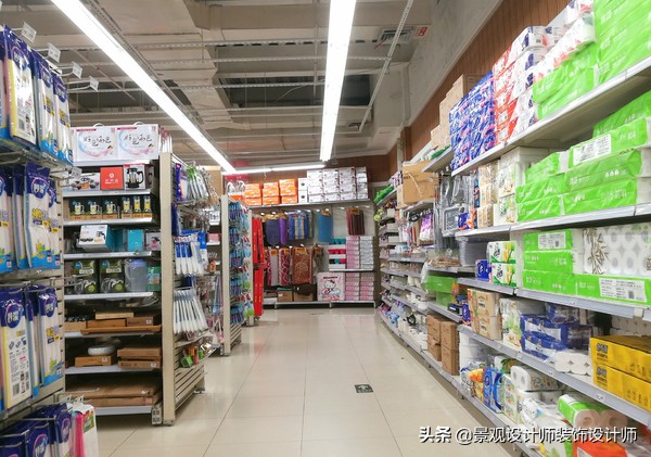 商场店铺设计案例图纸,超市设计图解大全