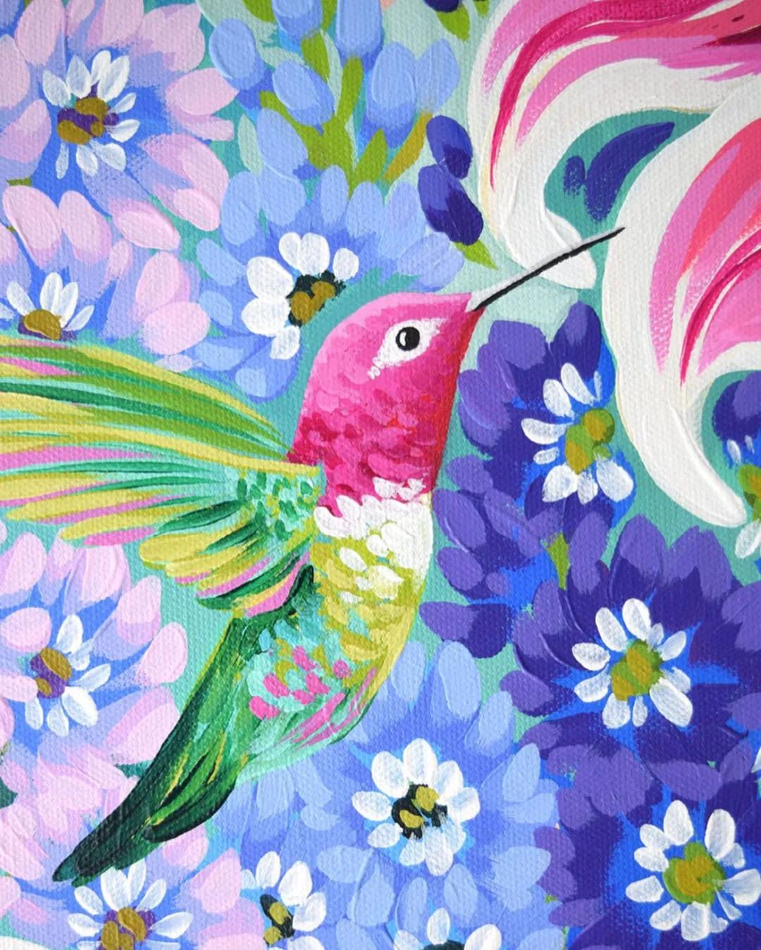 美术创意画幼儿丙烯平涂画,丙烯平涂的正确方法图解