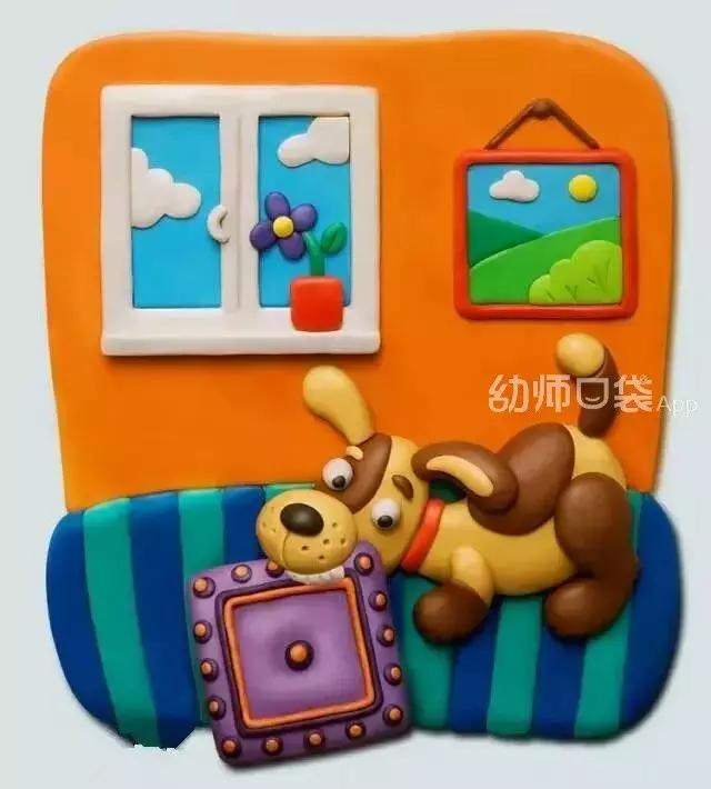 超轻粘土手工作品创意画汽车,航空航天手工超轻粘土创意作品