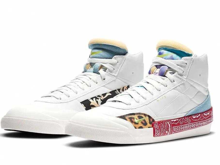 腰果花nike鸳鸯,nikedroptype腰果花低帮