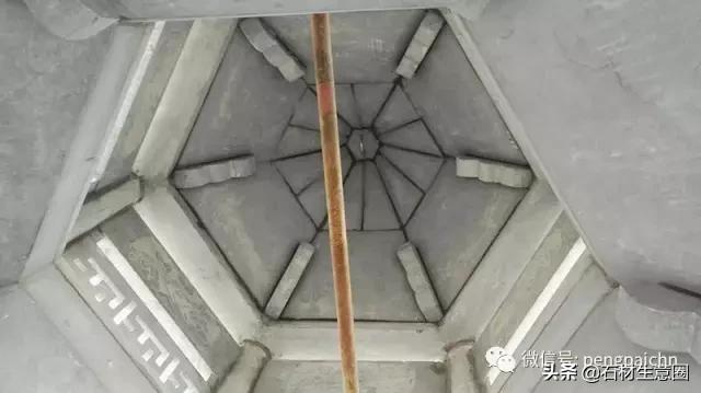 青石造亭镇宅造景;暨青石凉亭建造过程