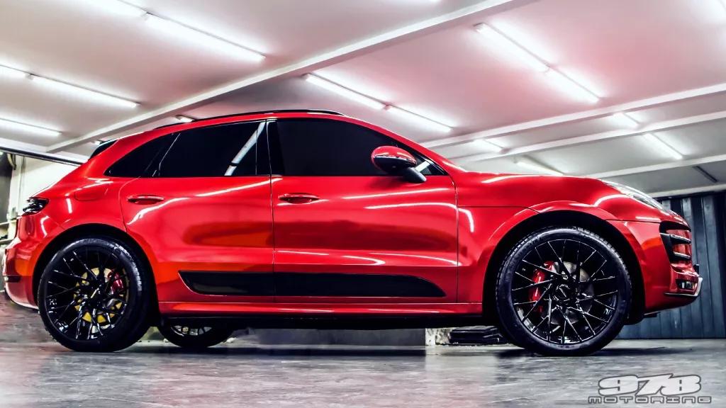 改装保时捷黑色rs轮毂,保时捷黑武士轮毂改装